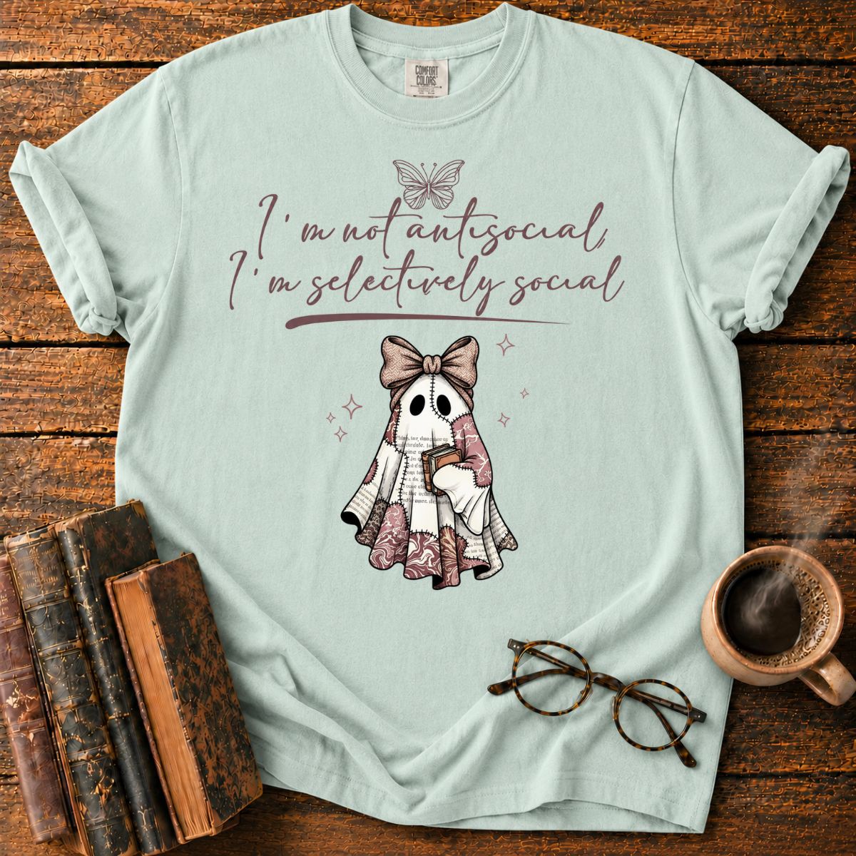 Selectively Social Ghost T-Shirt