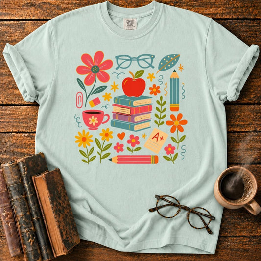 Colorful Cozy Classroom Collage T-Shirt