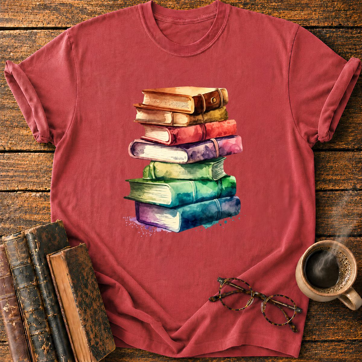 Books Art T-Shirt