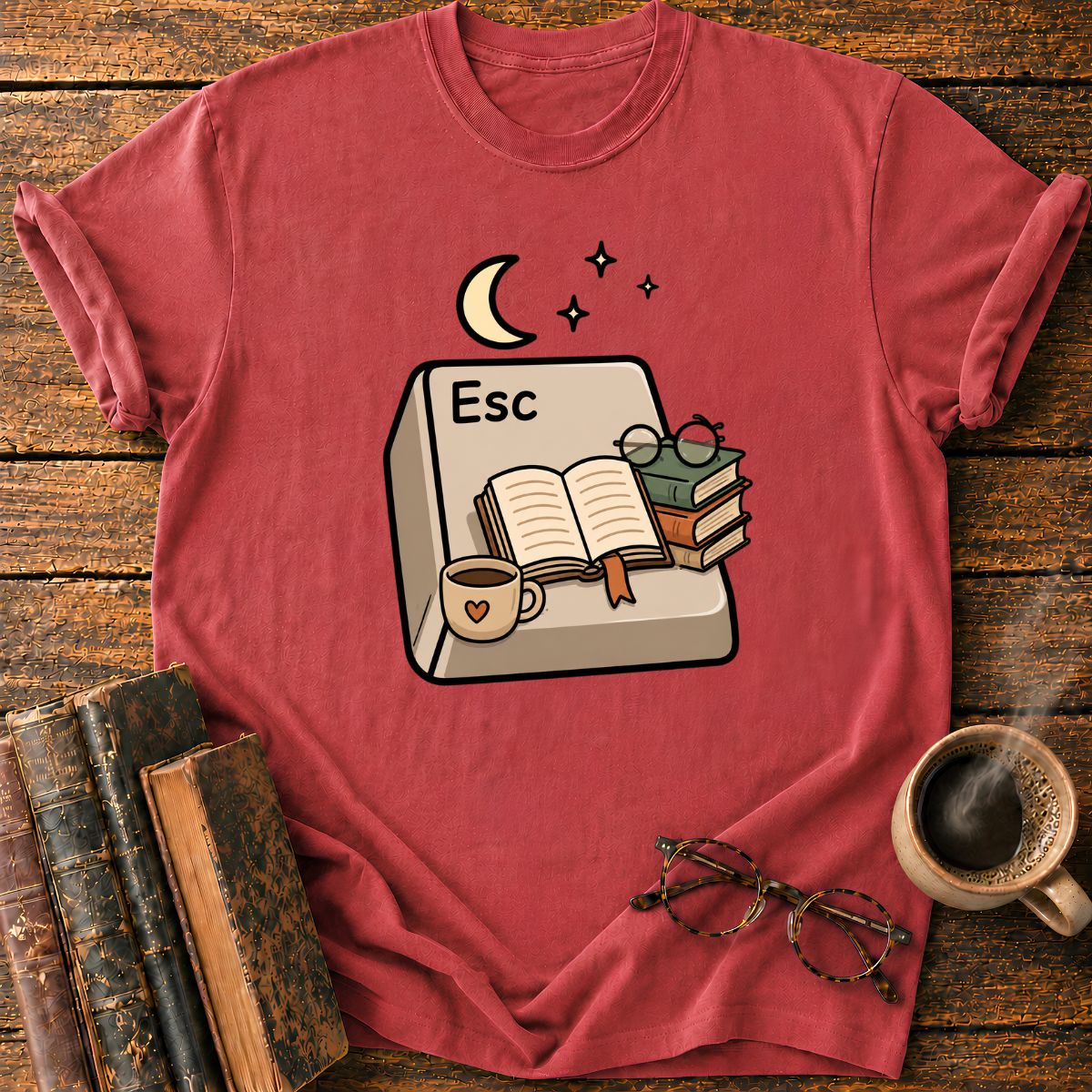 Cozy Escape Into Reading T-Shirt