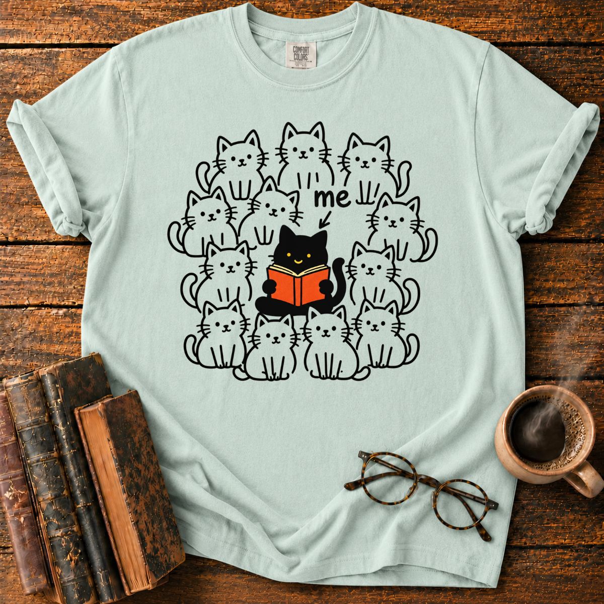 Me Among the Cats T-Shirt