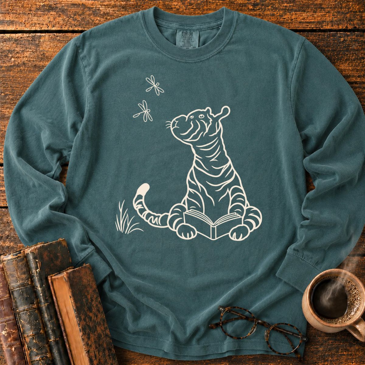 Tiger 1928 Reading Book LS T-Shirt