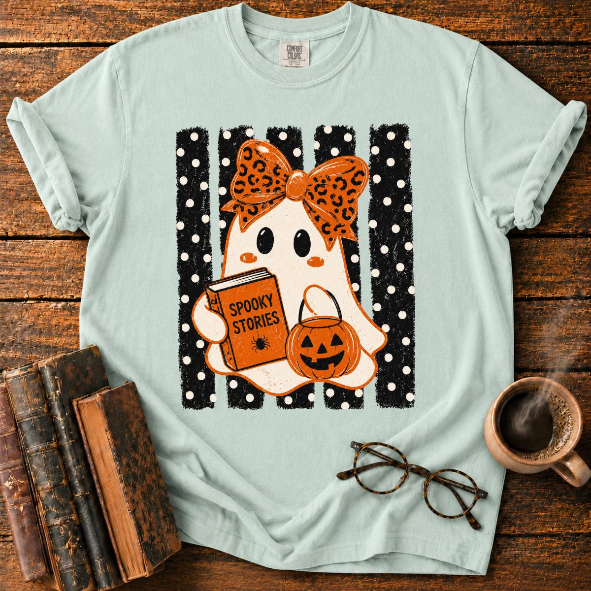Cute Vintage Halloween Ghost T-Shirt
