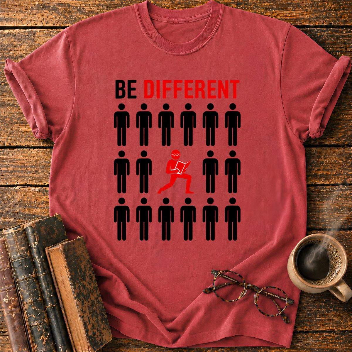Be Different Standout Reader T-Shirt