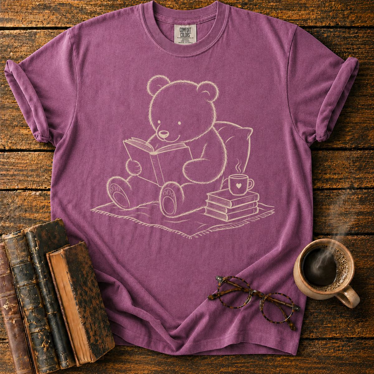 Teddy Bear Reading Corner T-Shirt