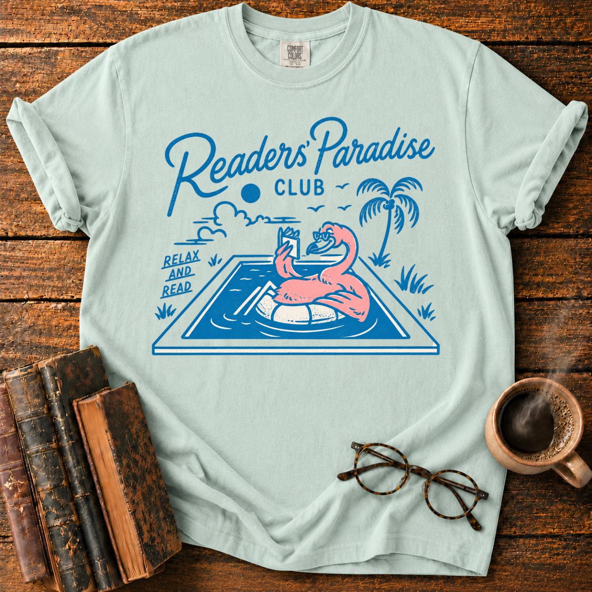 Readers Paradise Club Flamingo T-Shirt