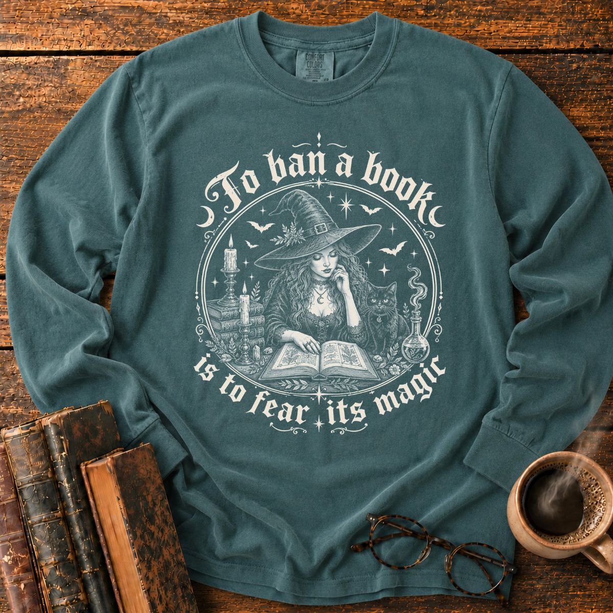 To Ban a Book_ Witch’s Magic LS T-Shirt