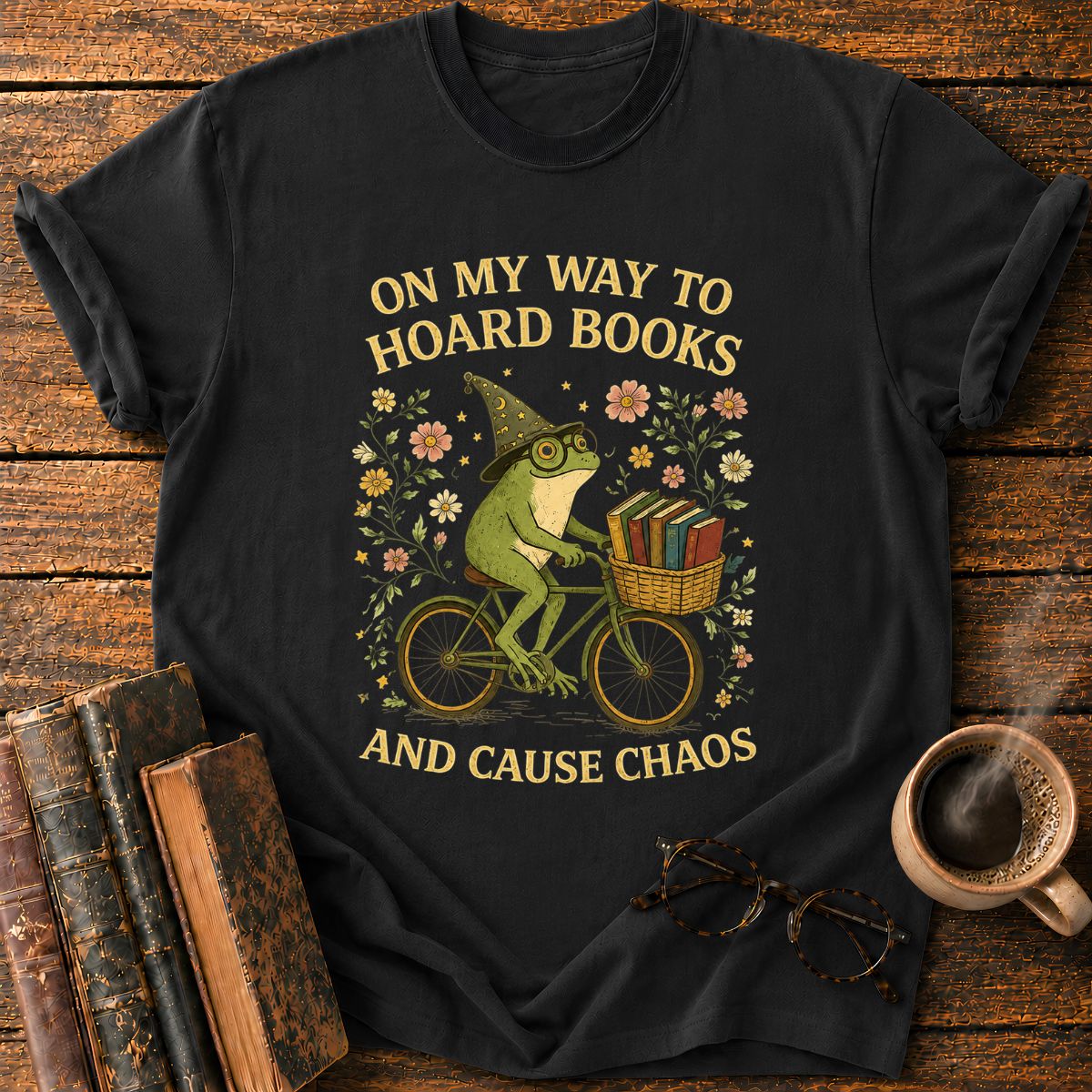 On My Way To Hoard Books T-Shirt