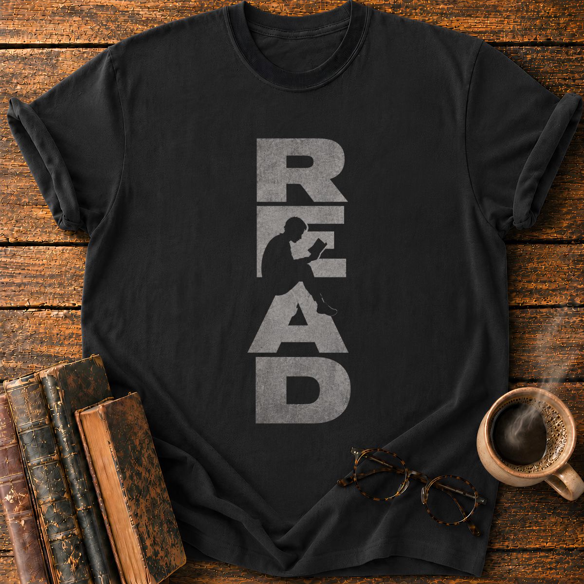 READ_ A Man in Letters T-Shirt