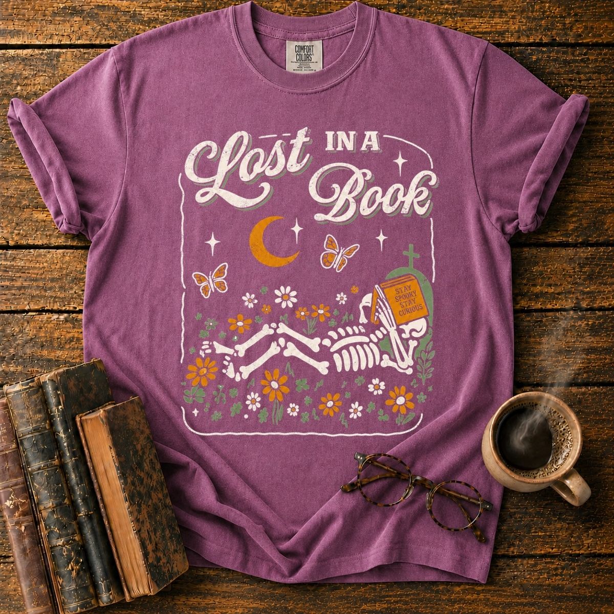 Lost in a Spooky Book Meadow T-Shirt