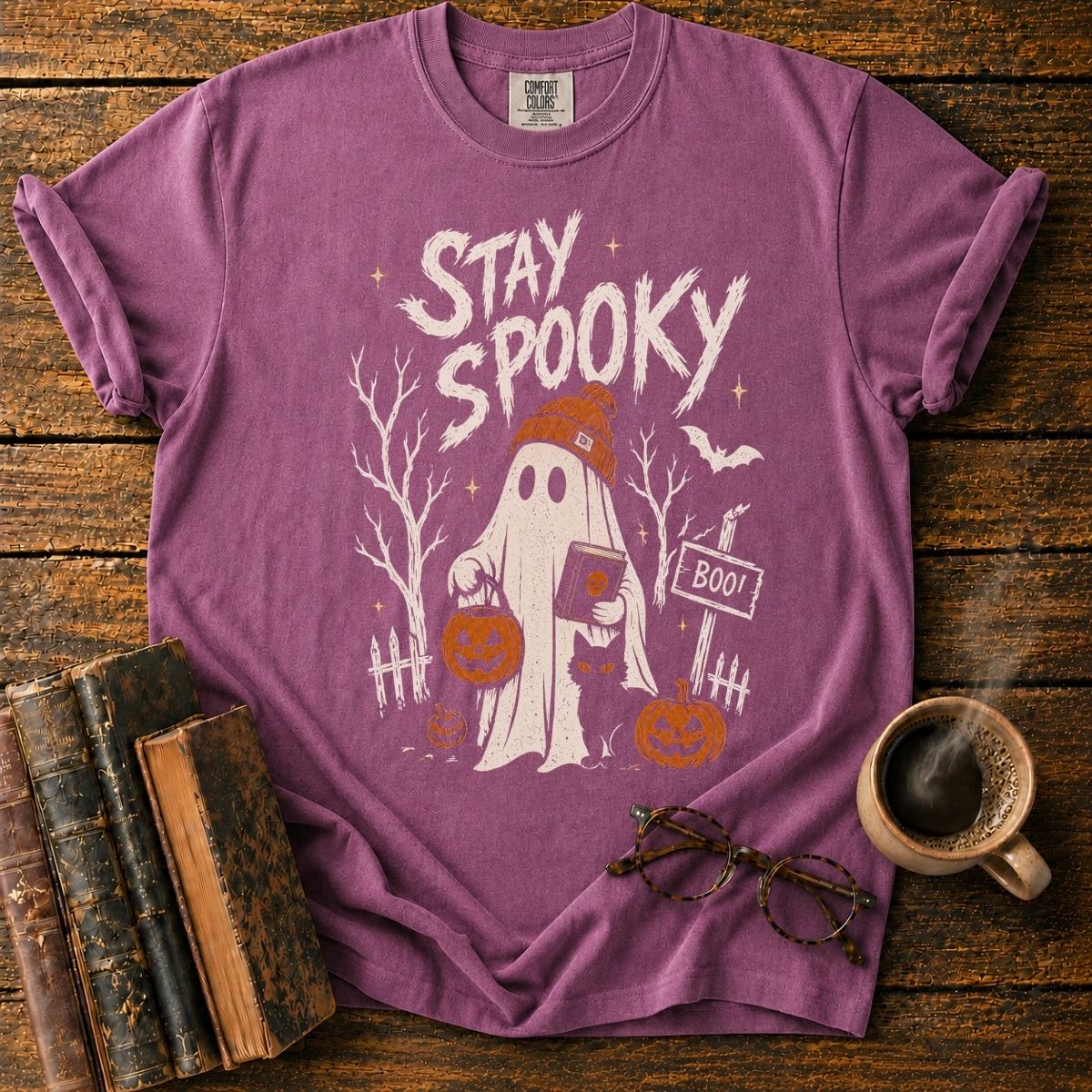 Stay Spooky Ghost Halloween T-Shirt
