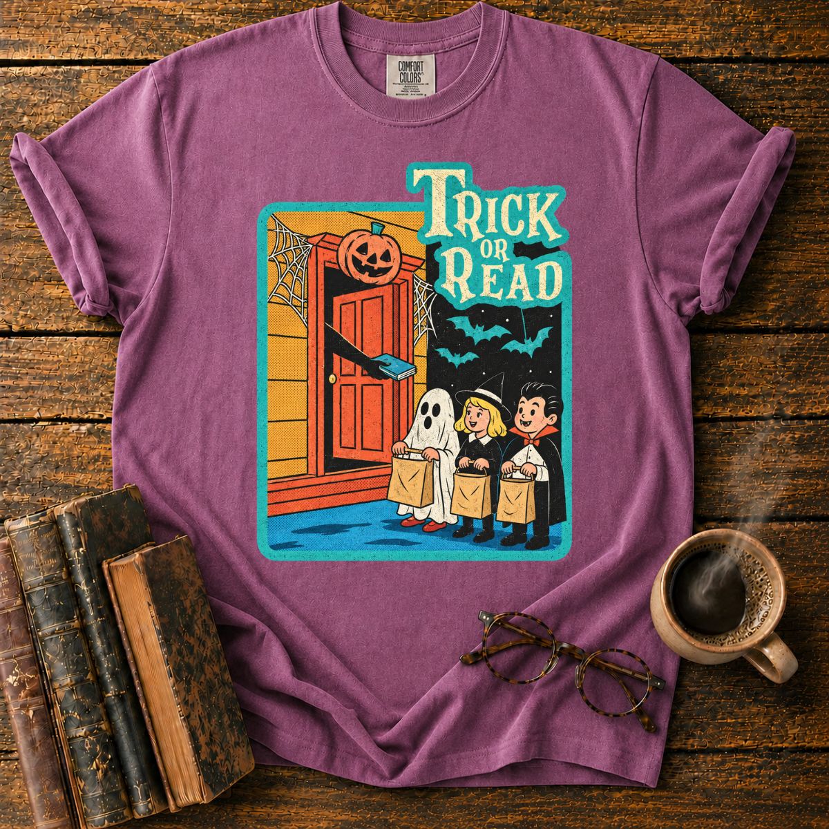 Trick or Read Halloween T-Shirt