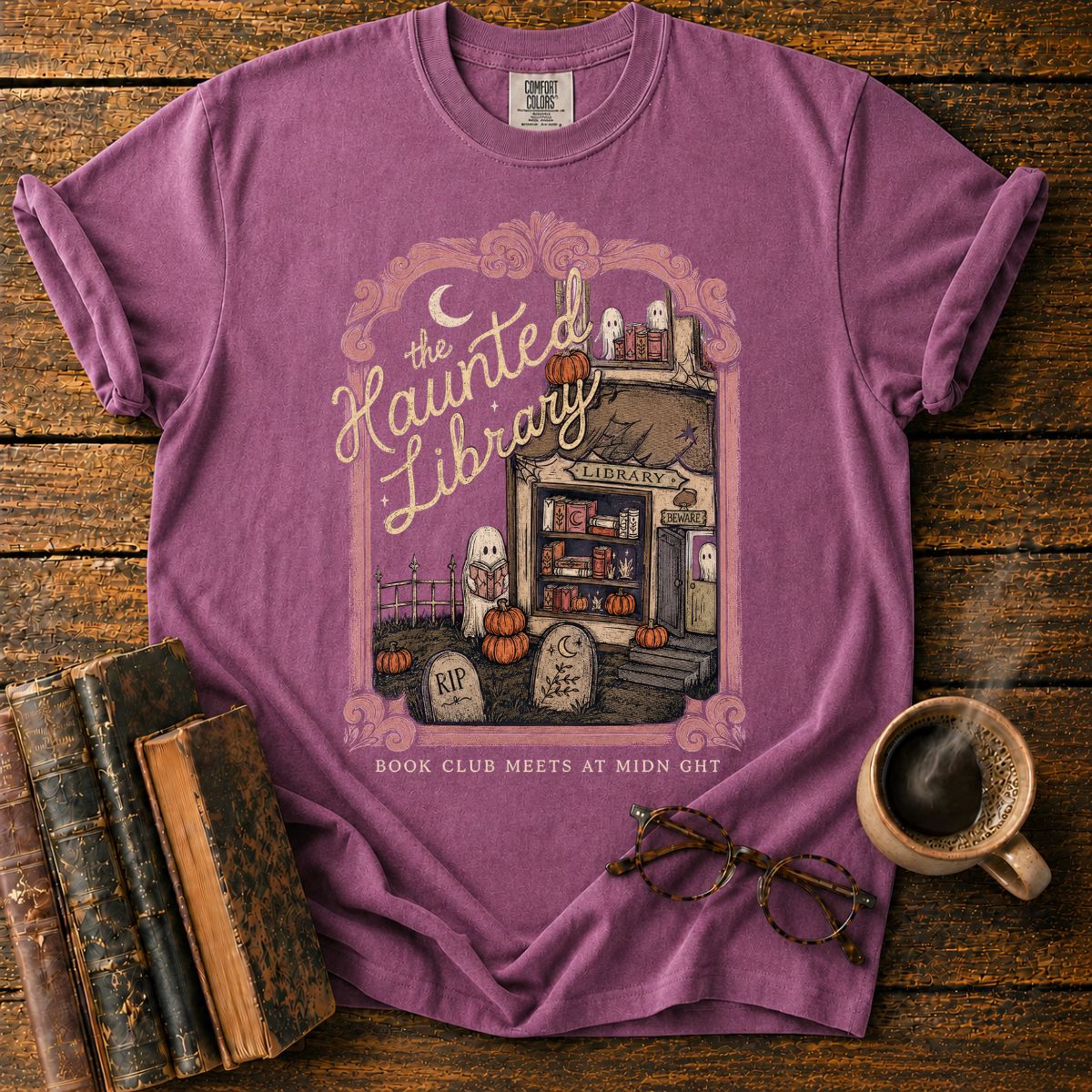 The Haunted Library T-Shirt