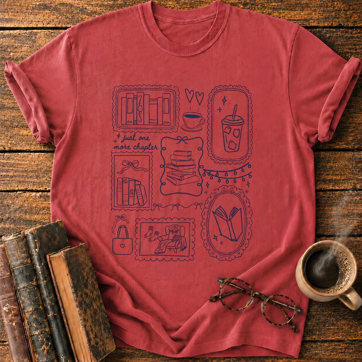 Reading Vintage Stamp T-Shirt