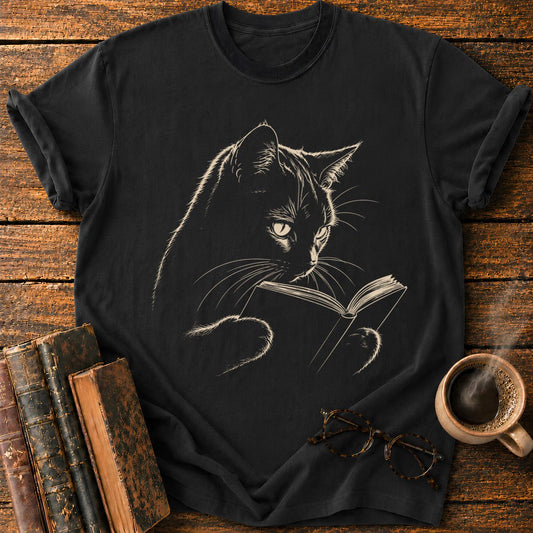 Bookish Cat T-Shirt