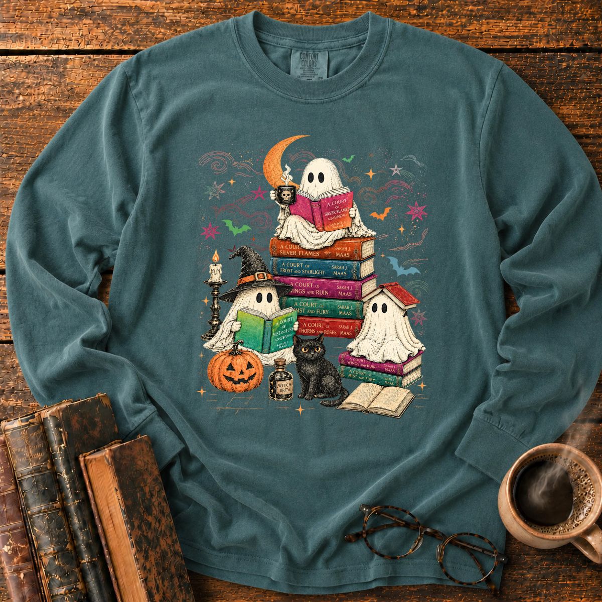 Ghost Readers LS T-Shirt