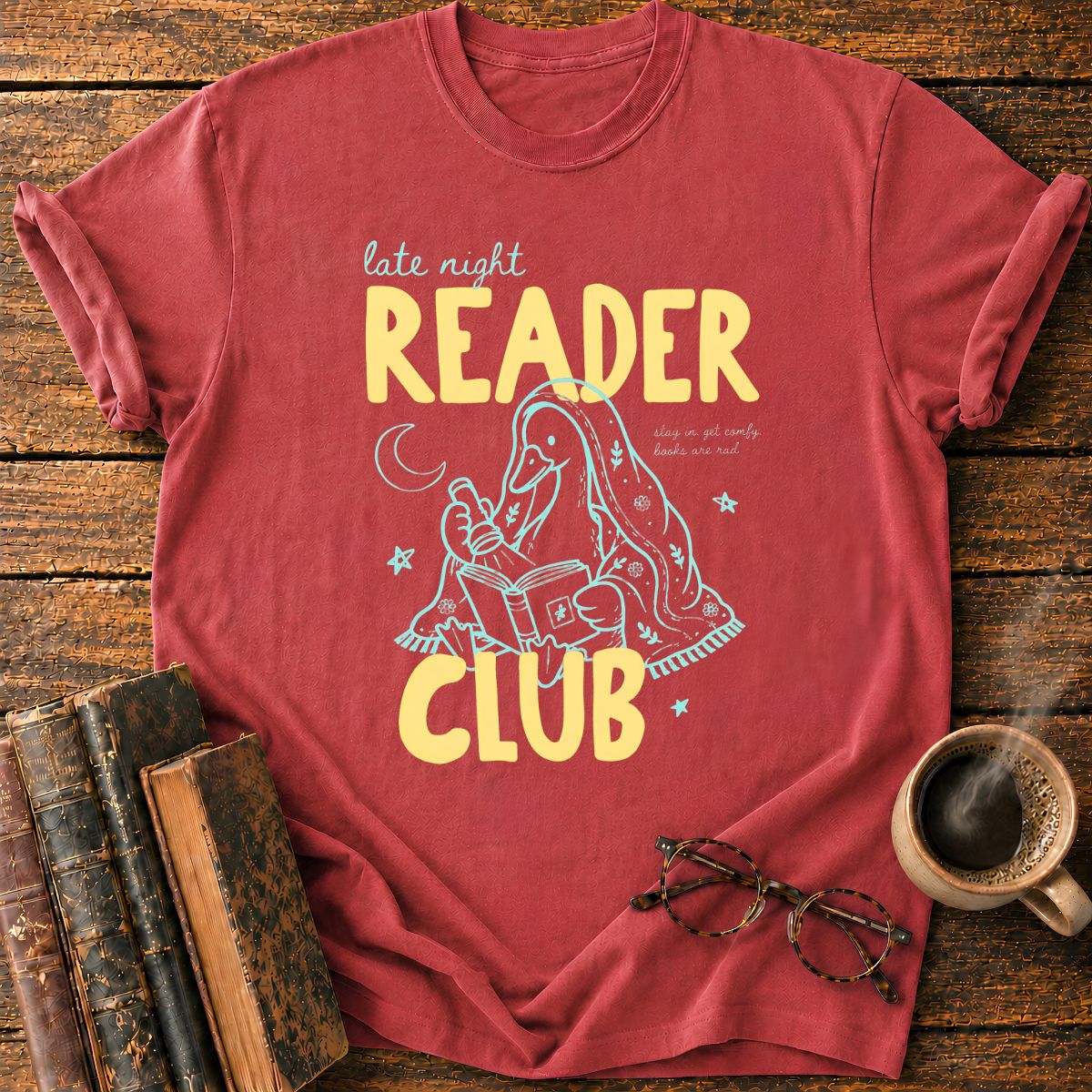 Late Night Reader Club T-Shirt