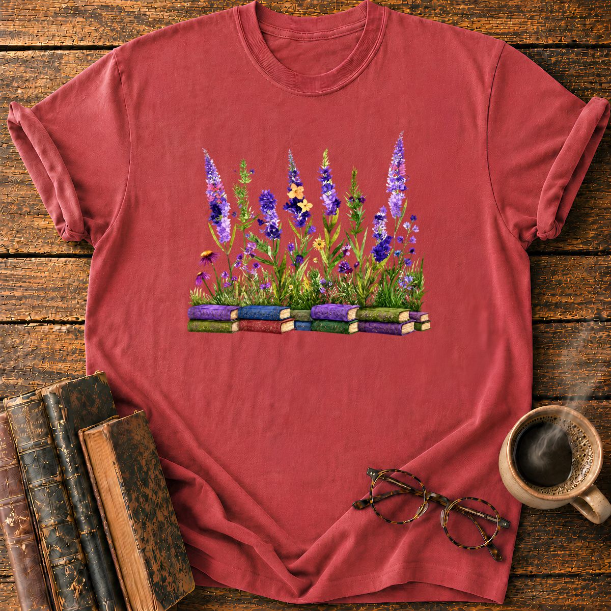 Lavender Library T-Shirt