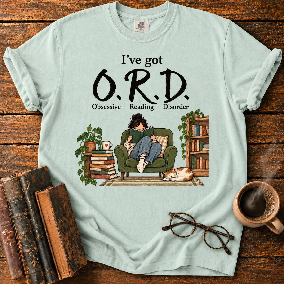 Obsessive Reading Disorder Book Lover T-Shirt