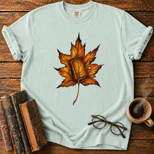 Book In A Leaf T-Shirt