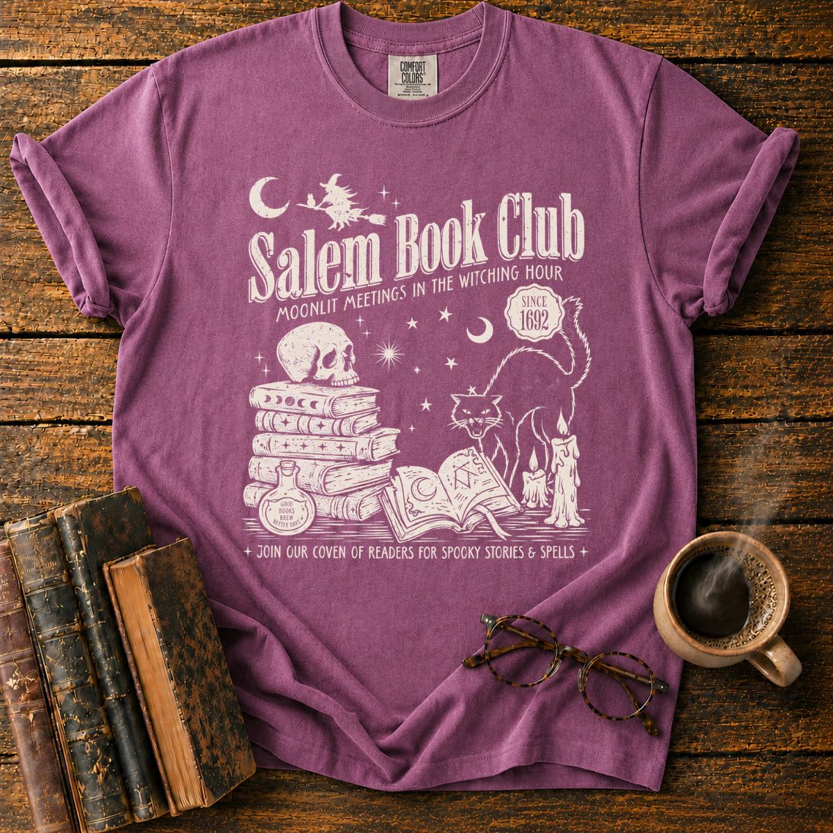 Salem Book Club Witchy T-Shirt