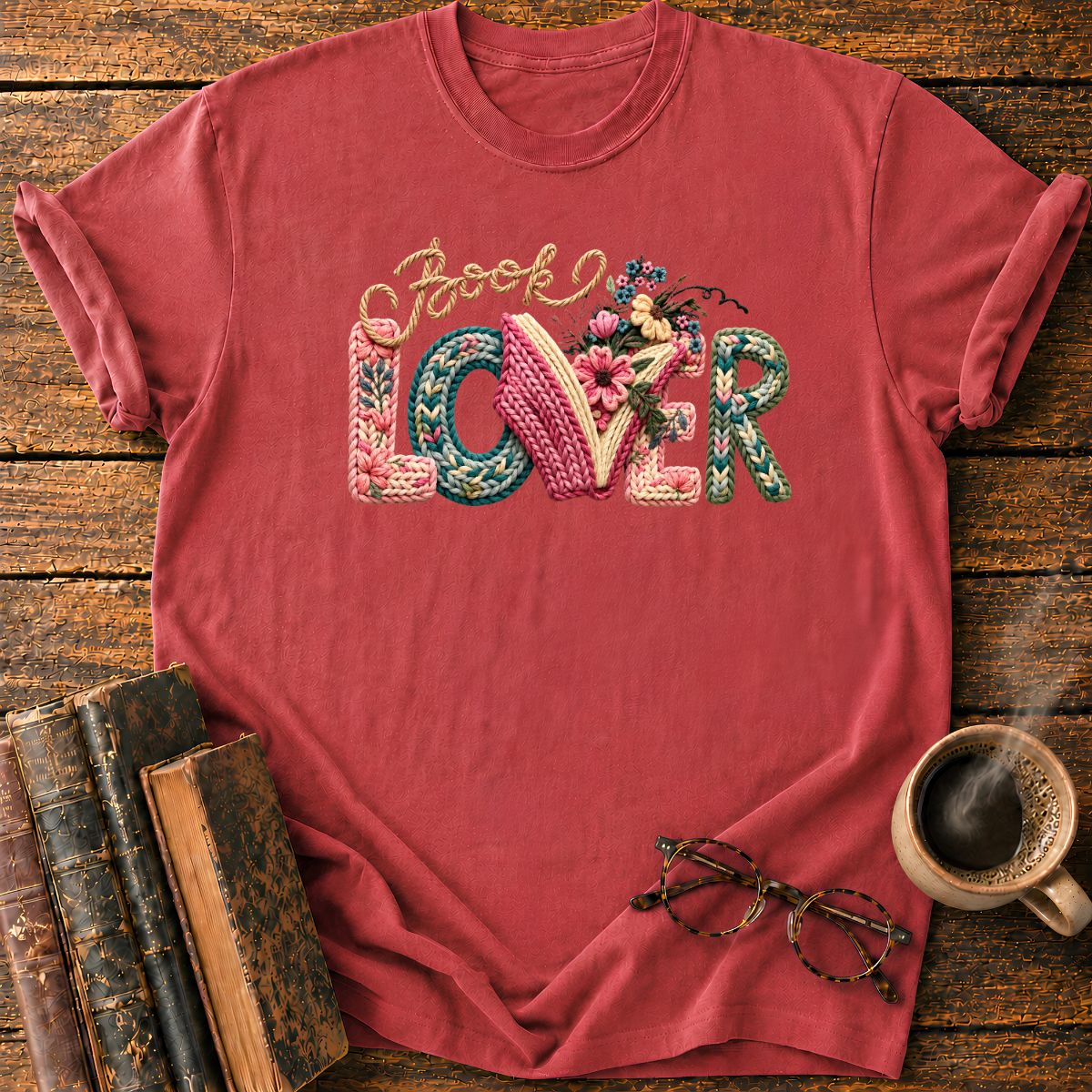Book Lover in Bloom T-Shirt