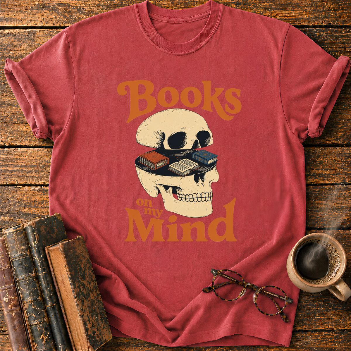 Books on My Mind Vintage T-Shirt