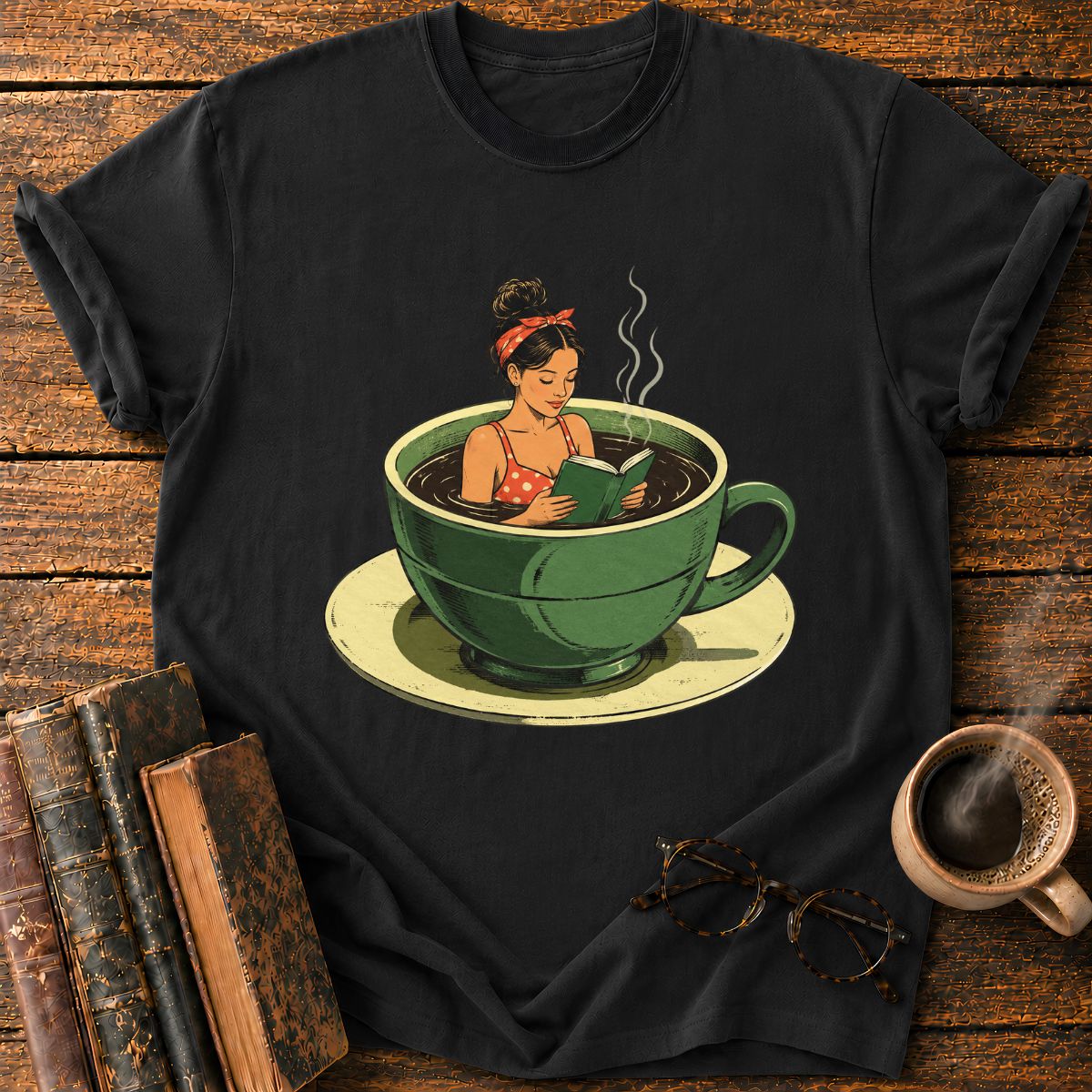 A Woman Reading A Book T-Shirt