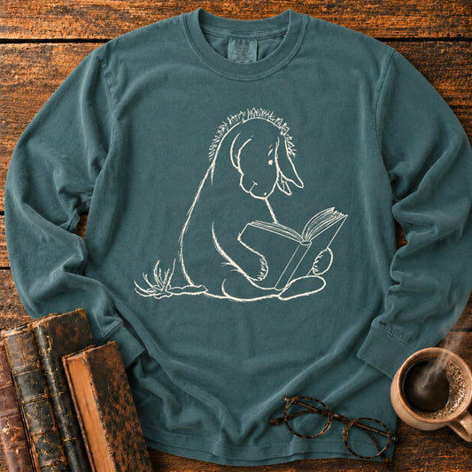 Donkey 1928 Reading Book LS T-Shirt