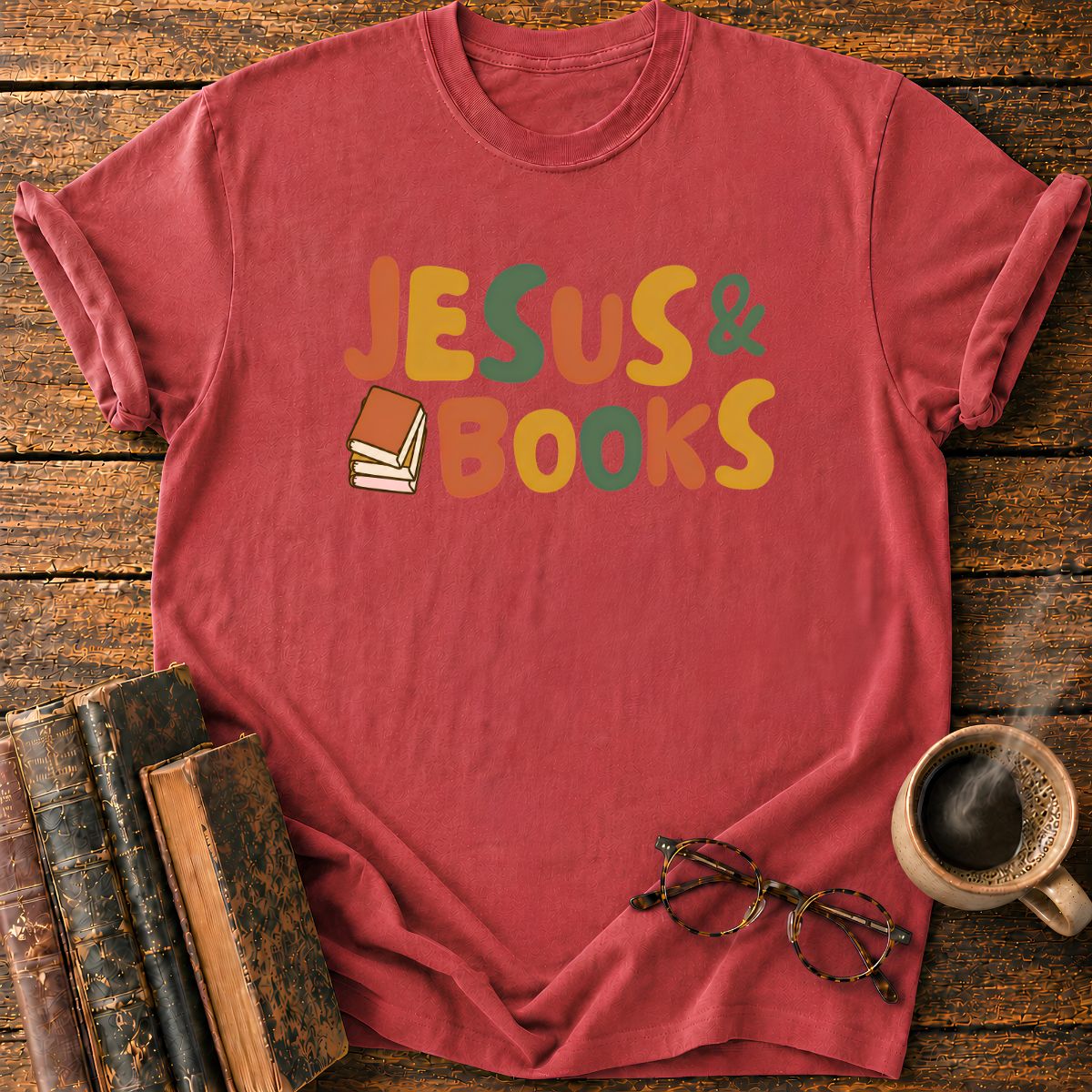Jesus & Books T-Shirt