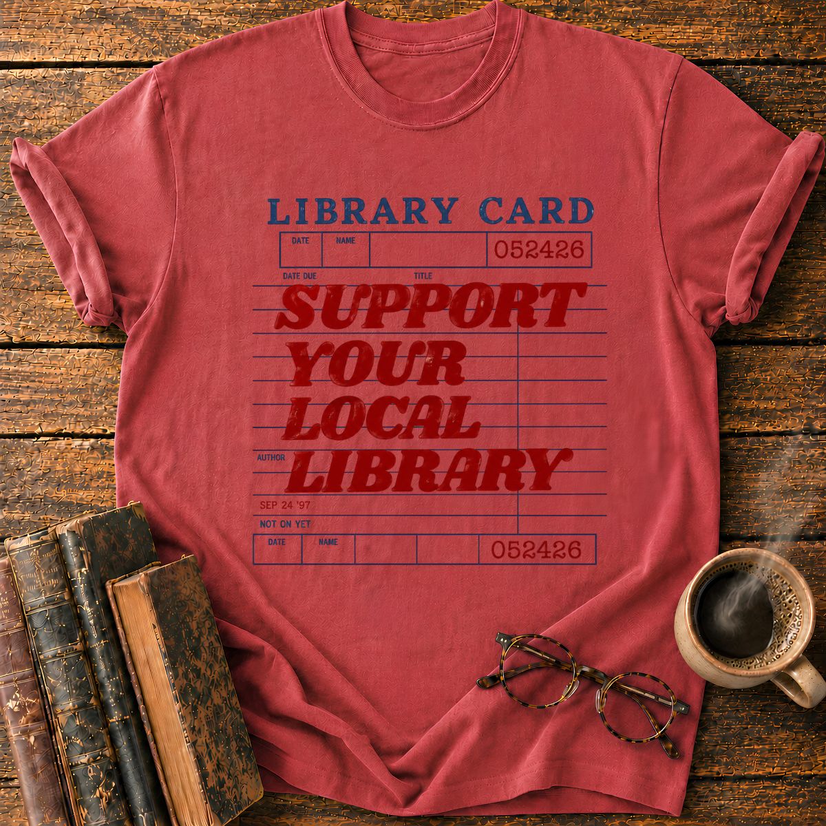Library Card T-Shirt