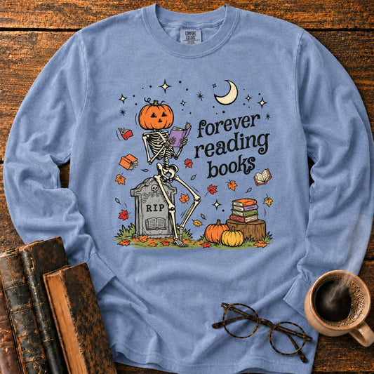 Forever Reading Books LS T-Shirt