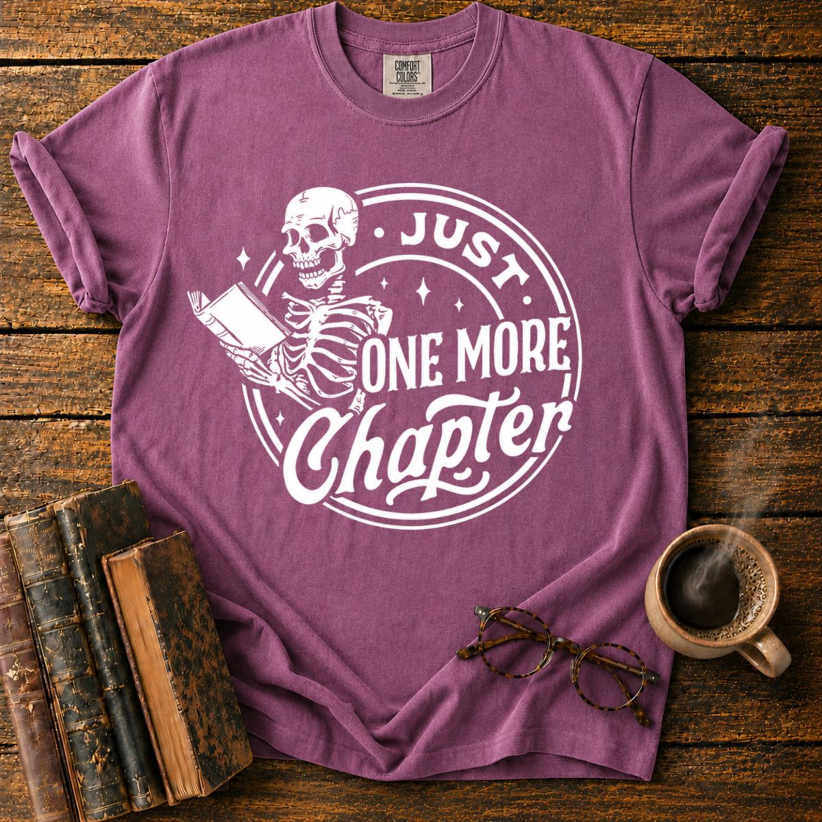 Just One More Chapter Emblem T-Shirt