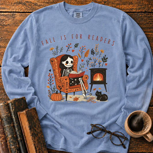 Fall Is For Readers LS T-Shirt