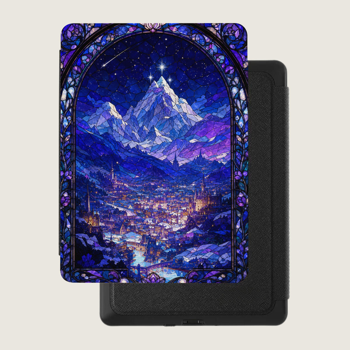Velaris Stained Glass Kindle Case