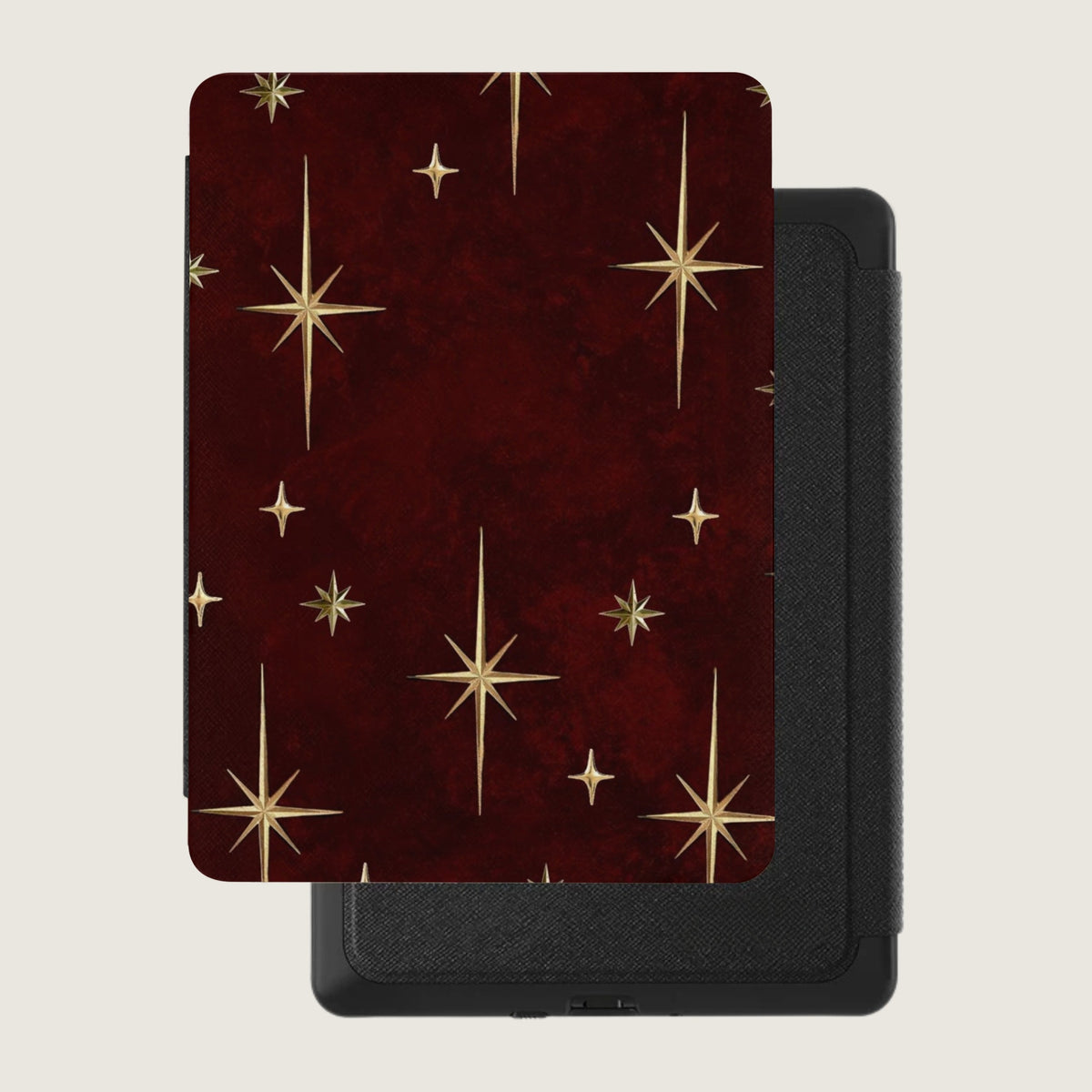 Starlit Midnight Burgundy Kindle Case