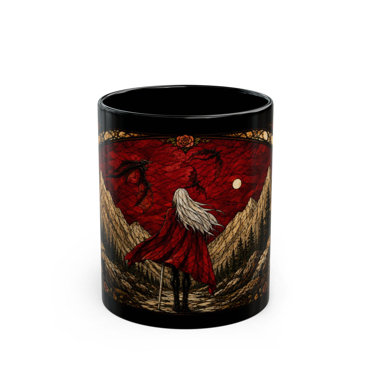 Manon Stained Glass Art Mug