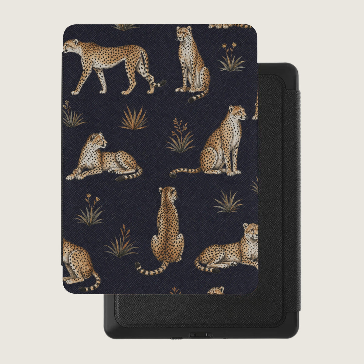 Midnight Cheetah Kindle Case