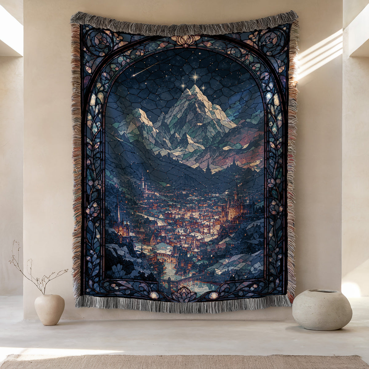 Night Court Woven Throw Blanket