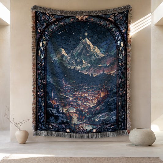 Night Court Woven Throw Blanket