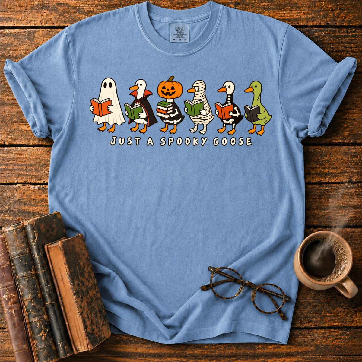 Spooky Goose Book Club T-Shirt