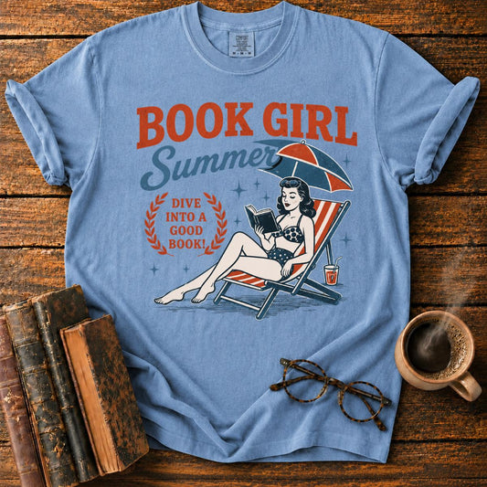 Book Girl Summer Reading Retreat T-Shirt