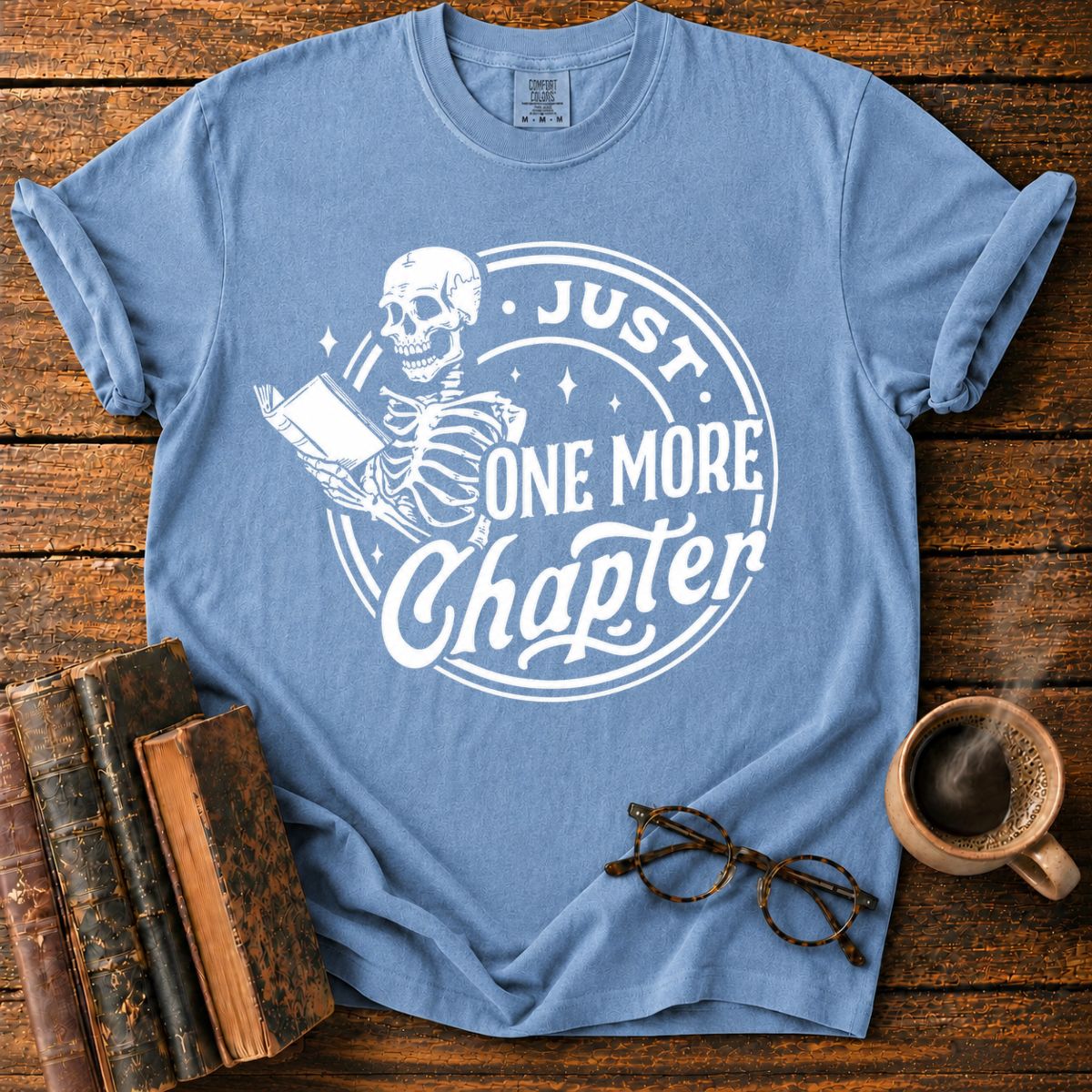 Just One More Chapter Emblem T-Shirt