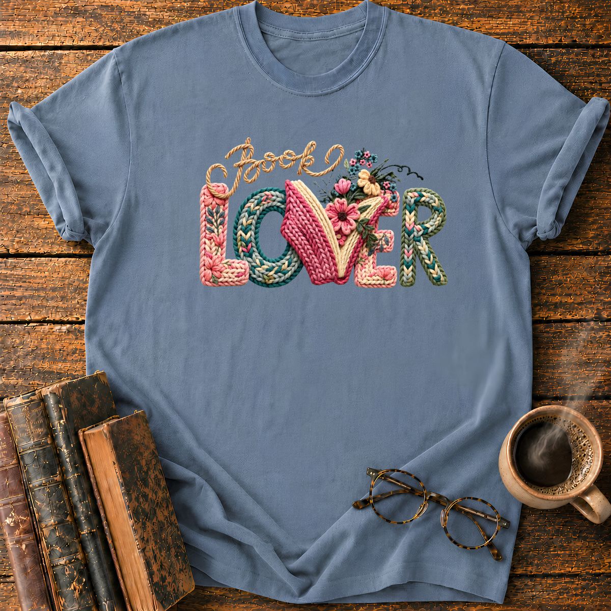 Book Lover in Bloom T-Shirt