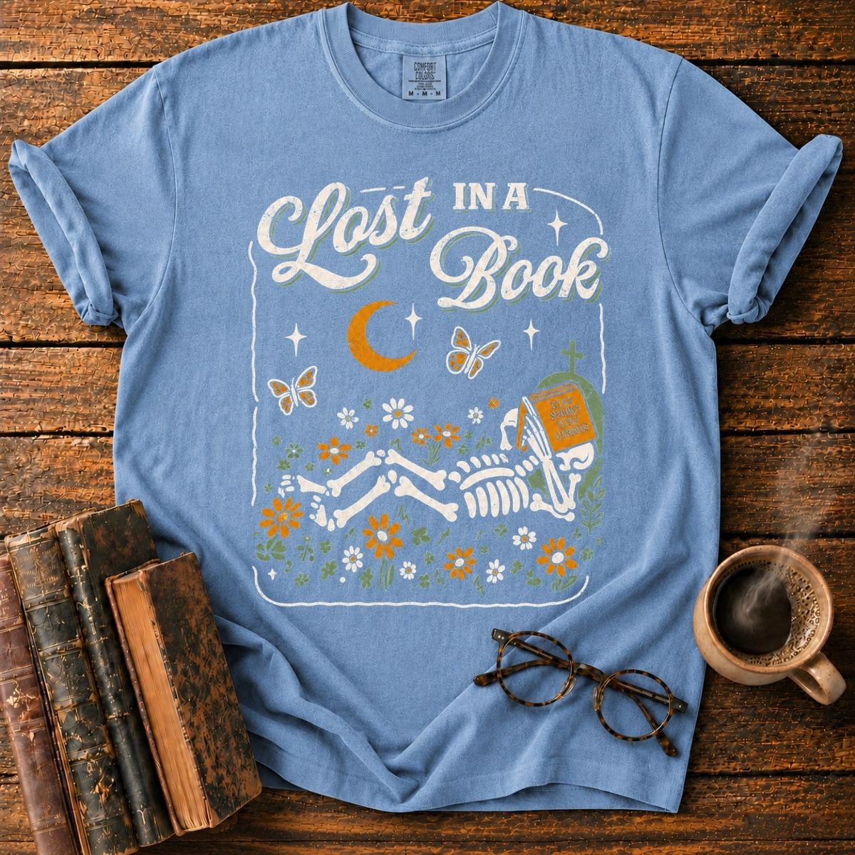Lost in a Spooky Book Meadow T-Shirt