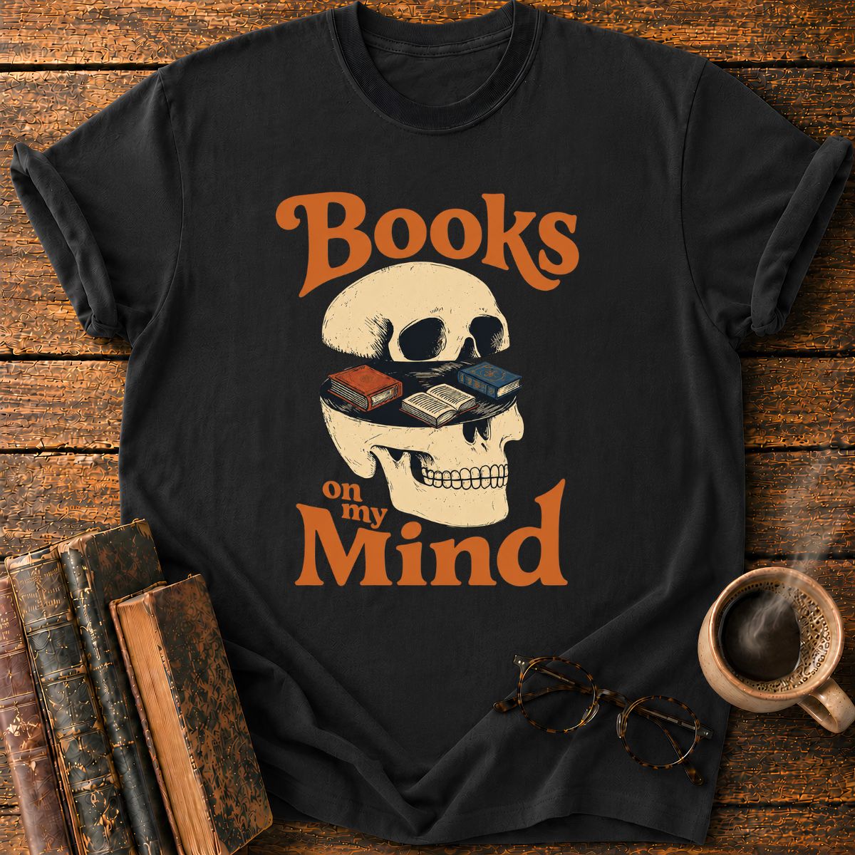 Books on My Mind Vintage T-Shirt