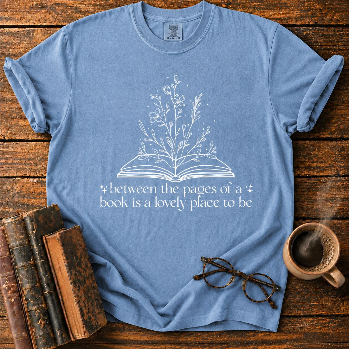 Botanical Book Quote on Forest T-Shirt