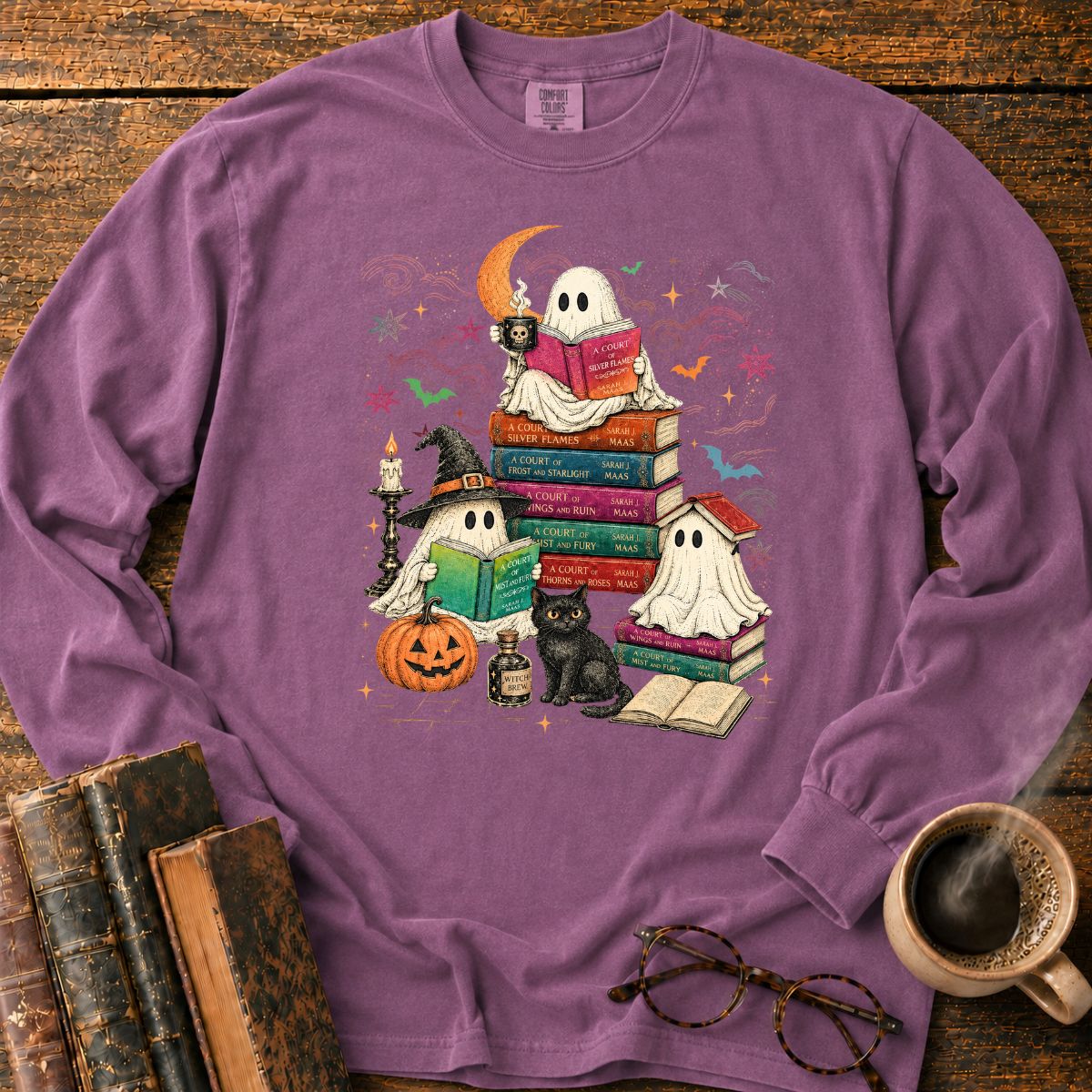 Ghost Readers LS T-Shirt