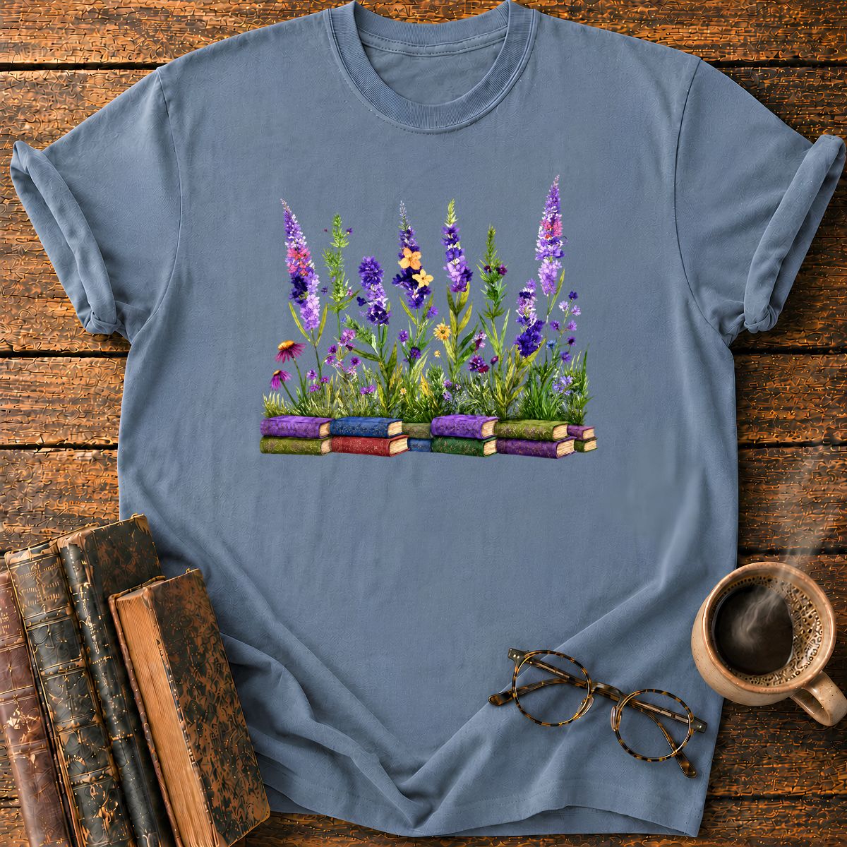 Lavender Library T-Shirt