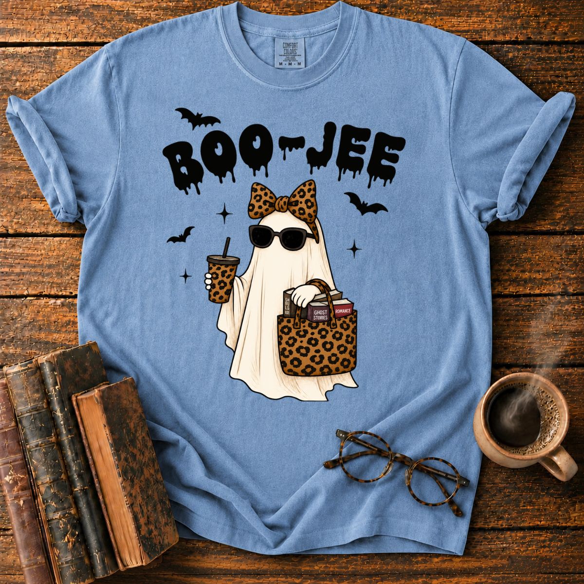 Boo-Jee Ghost’s Halloween Chic T-Shirt